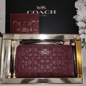 Coach Wallet Set
